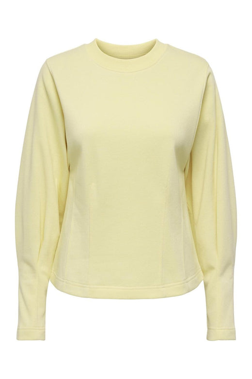 JDY - Jdycreame L/S Waisted Top - 4965729 Double Cream