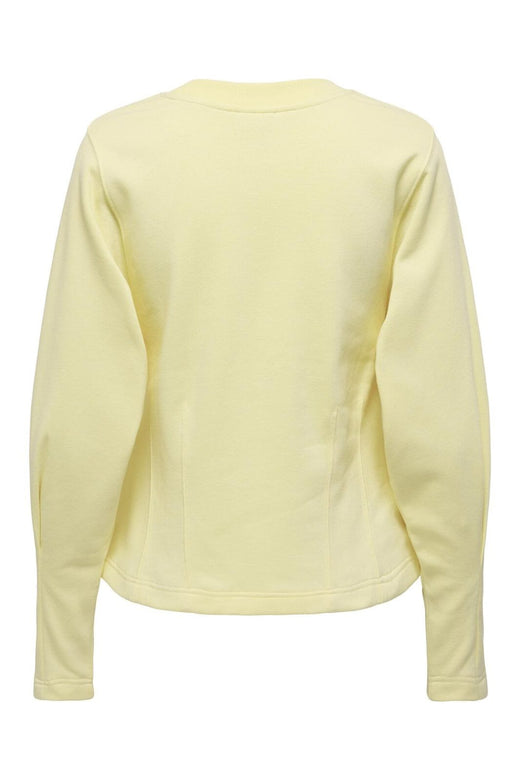 JDY - Jdycreame L/S Waisted Top - 4965729 Double Cream