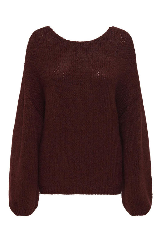 JDY - Jdydinea L/S Reversible Pullov. Knt - 4815826 Cabernet