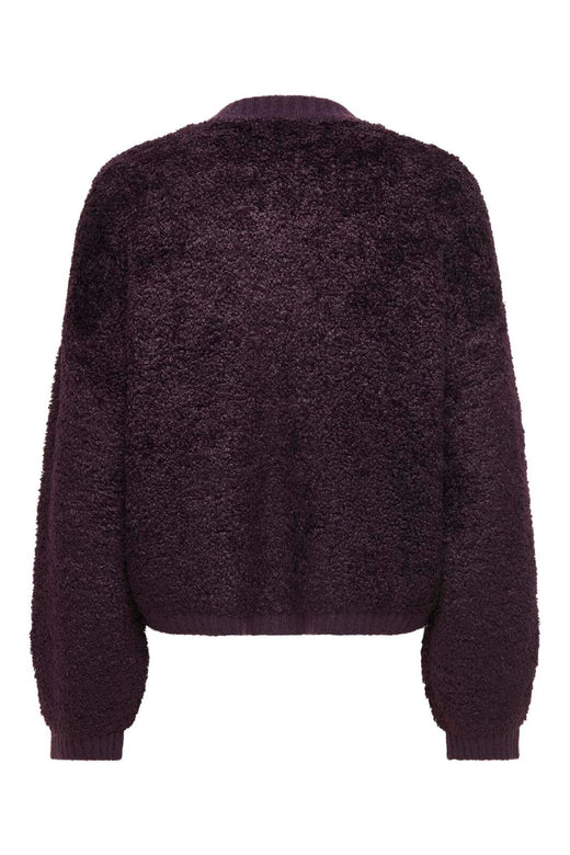 JDY - Jdyeira Life L/S Oneck Cardigan Knt - 5105886 Plum Perfect