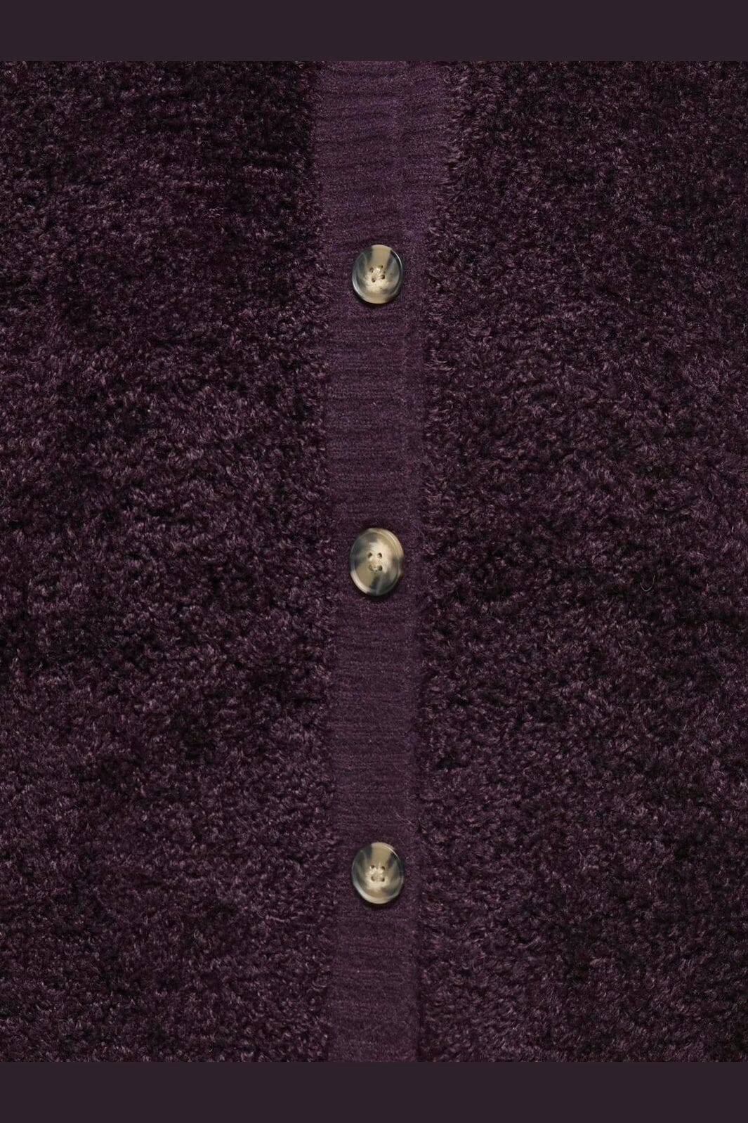 JDY - Jdyeira Life L/S Oneck Cardigan Knt - 5105886 Plum Perfect