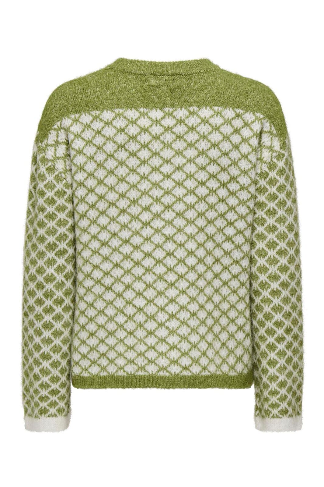 JDY - Jdyelvira L/S Jacquard Pullver Knt - 5174099 Woodbine Diamond Crush