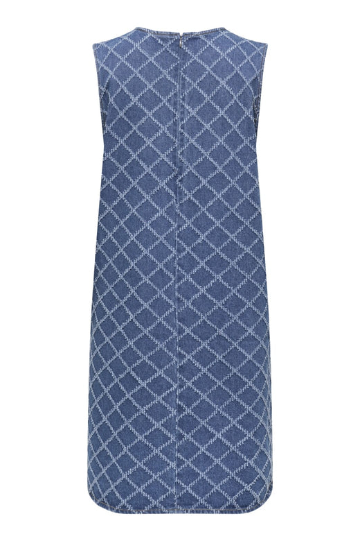 JDY - Jdyemilie-Sabrina S/L Dress - 4878750 Medium Blue Denim