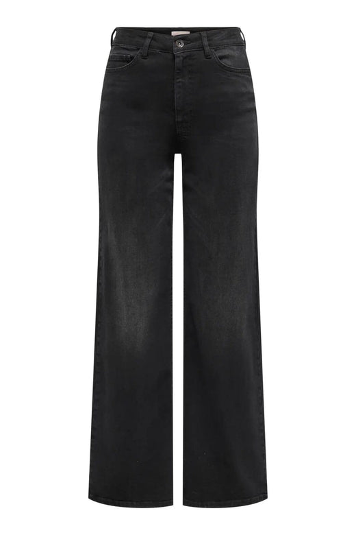 JDY - Jdyfelina-Fina Wide Blk Jeansdnm - 4775461 Black Denim Jeans 