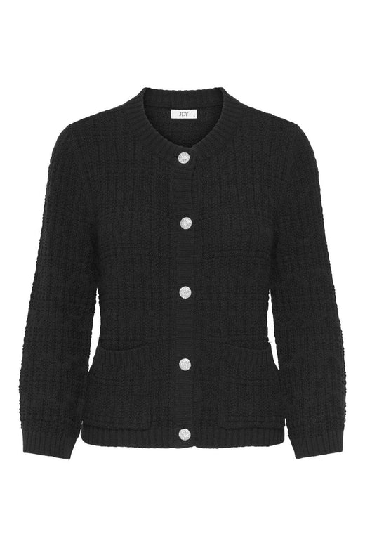 JDY - Jdyjanne 3/4 O-Neck Cardigan Knt - 4863855 Black