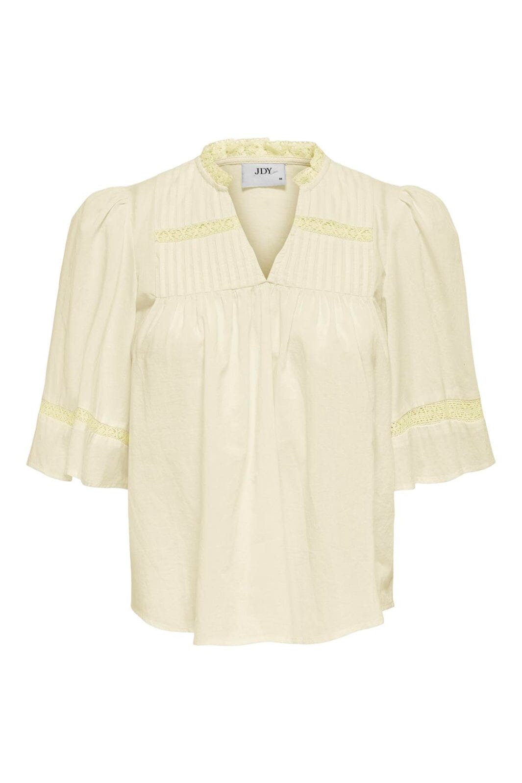 JDY - Jdyjulie 2/4 Lace Detail Top - 5026891 Pear Sorbet