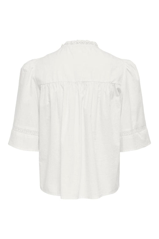 JDY - Jdyjulie 2/4 Lace Detail Top - 5026892 Cloud Dancer