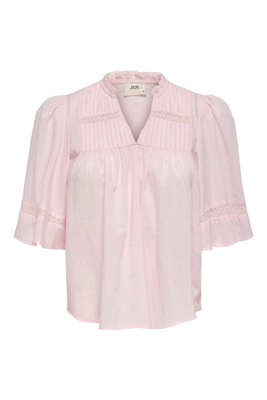 JDY - Jdyjulie 2/4 Lace Detail Top - 5026893 Festival Bloom