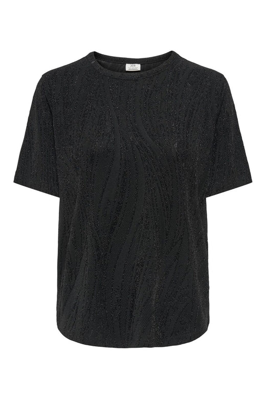JDY - Jdykiwi S/S O Neck Top - 5173951 Black Glitter