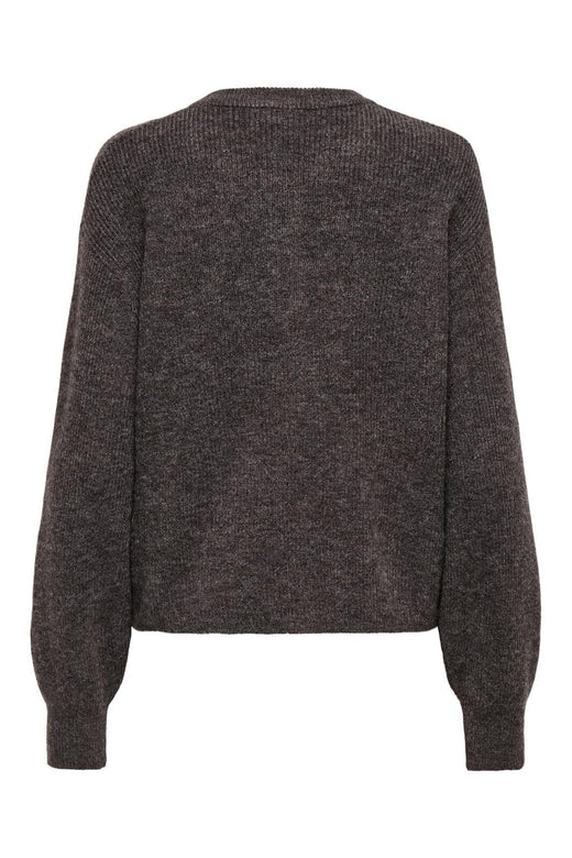 JDY - Jdylumi Life L/S Button Cardiga Knt - 4720747 Bracken Melange