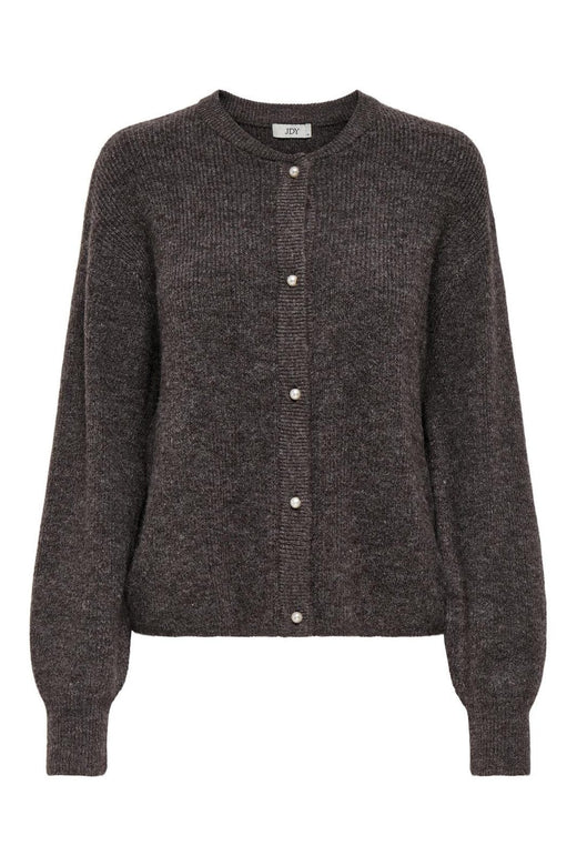 JDY - Jdylumi Life L/S Button Cardiga Knt - 4720747 Bracken Melange