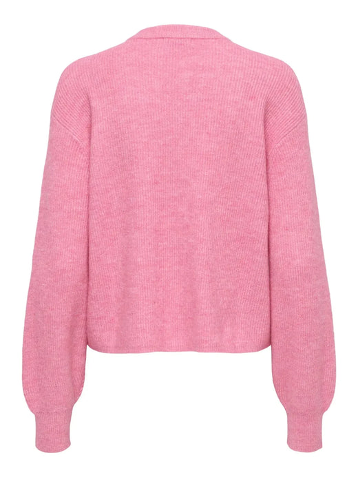 JDY - Jdylumi Life L/S Button Cardiga Knt - 5011120 Aurora Pink Melange Cardigans 