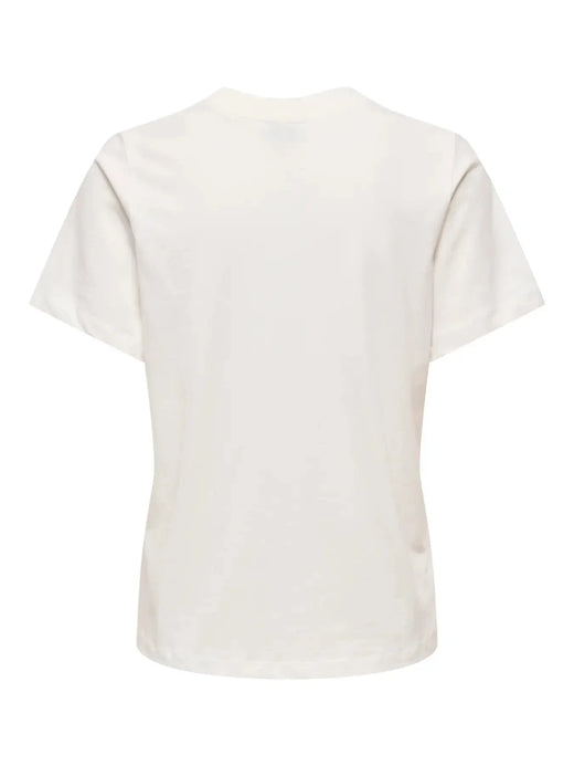 JDY - Jdypisa S/S Print Top - 4998330 Cloud Dancer Lemon T-shirts 