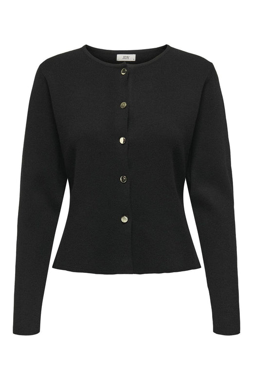 JDY - Jdyprime Life L/S On Fitted Cardigan Knt - 4875934 Black