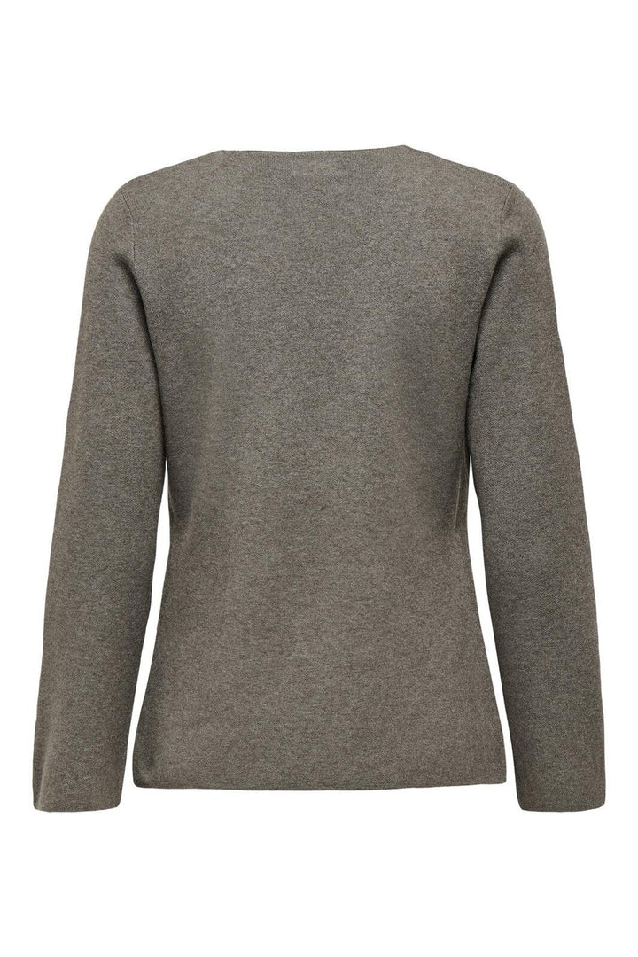 JDY - Jdyprime Life L/S V-Neck Cardigan Knt - 4906828 Falcon