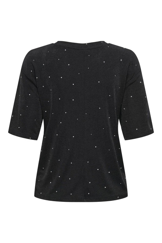 JDY - Jdyprime S/S Studs Top - 4840324 Black Stones
