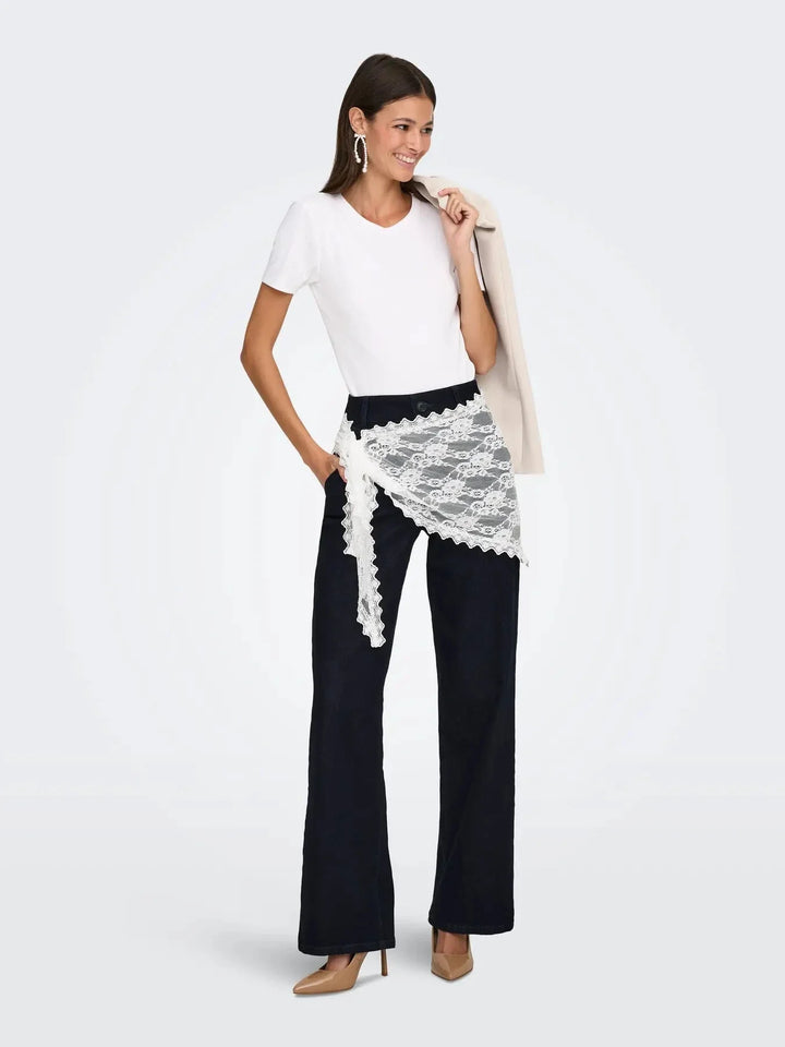 JDY - Jdysafira Lace Scarf - 5082525 Cloud Dancer Tørklæder 