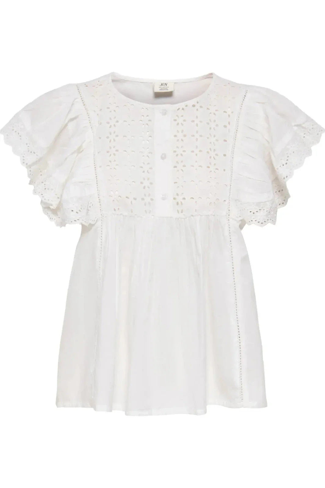 JDY - Jdysigga S/S Top - 5049071 Cloud Dancer Toppe 