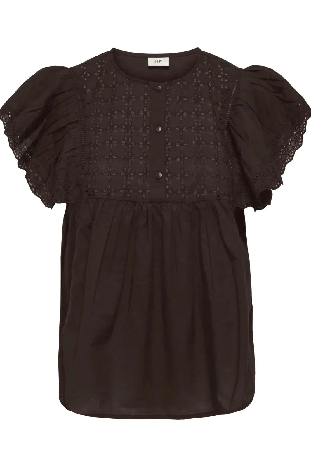 JDY - Jdysigga S/S Top - 5049072 Chocolate Torte Toppe 