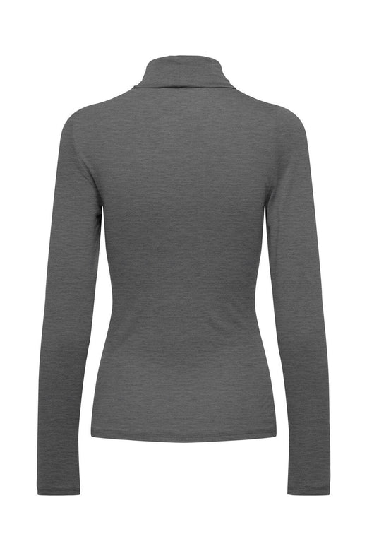 JDY - Jdysuma Woolblend L/S Rollneck Top - 4382197 Dark Grey Melange