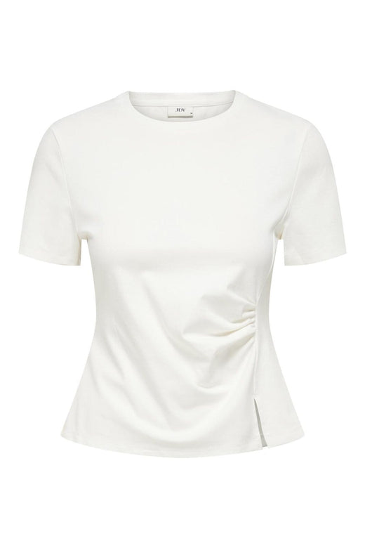 JDY - Jdytessa S/S Detail Top - 4925884 Cloud Dancer