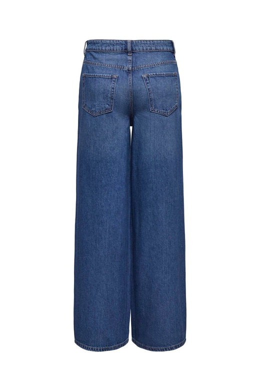 JDY - Jdyvera X-Wide Eyelet Jeans - 5169212 Medium Blue Denim