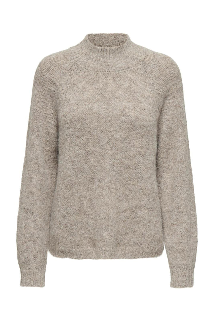 Jdy - Jdyzoey Life L/S Hn Raglan Pul Knt - 4572959 Chateau Gray Melange