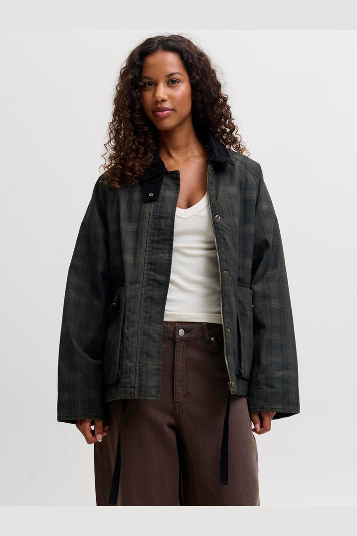 Jjxx - Jxada Check Jacket - 5057030 Dark Green Checks