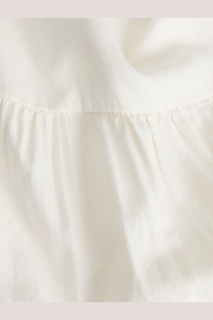 Jjxx - Jxalmira Linen Blend Long Dress - 4906547 Blanc De Blanc
