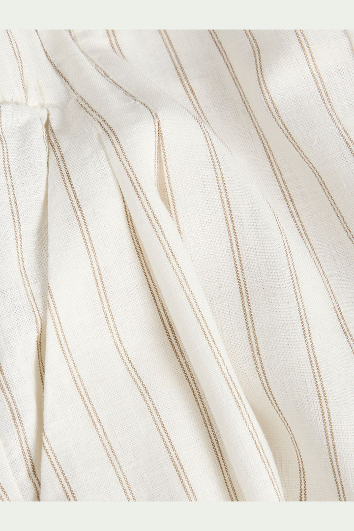 Jjxx - Jxalmira Linen Blend Pant Ln - 4919744 Blanc De Blanc Silver Mink