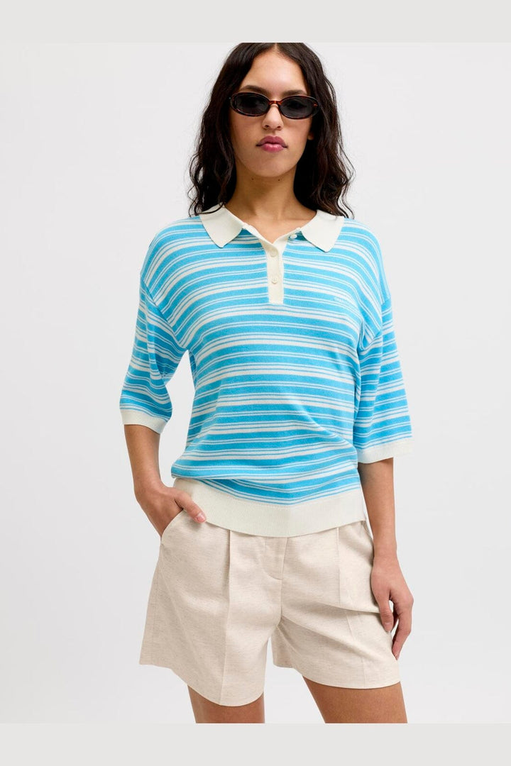 Jjxx - Jxaya Structured Wide Shorts Tlr Sn - 4919610 Feather Gray White Melange