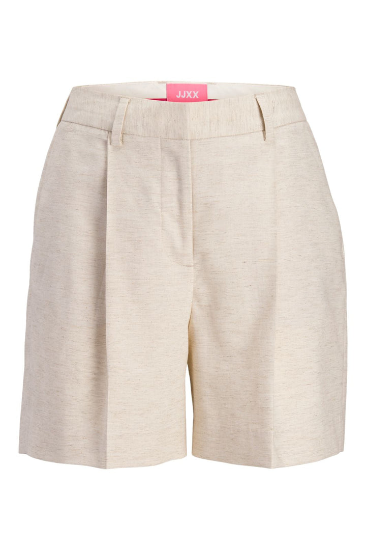 Jjxx - Jxaya Structured Wide Shorts Tlr Sn - 4919610 Feather Gray White Melange