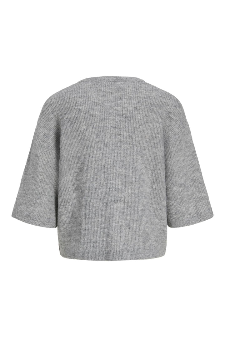 Jjxx - Jxevi Ss Cardigan Knit - 4832228 Medium Grey Melange
