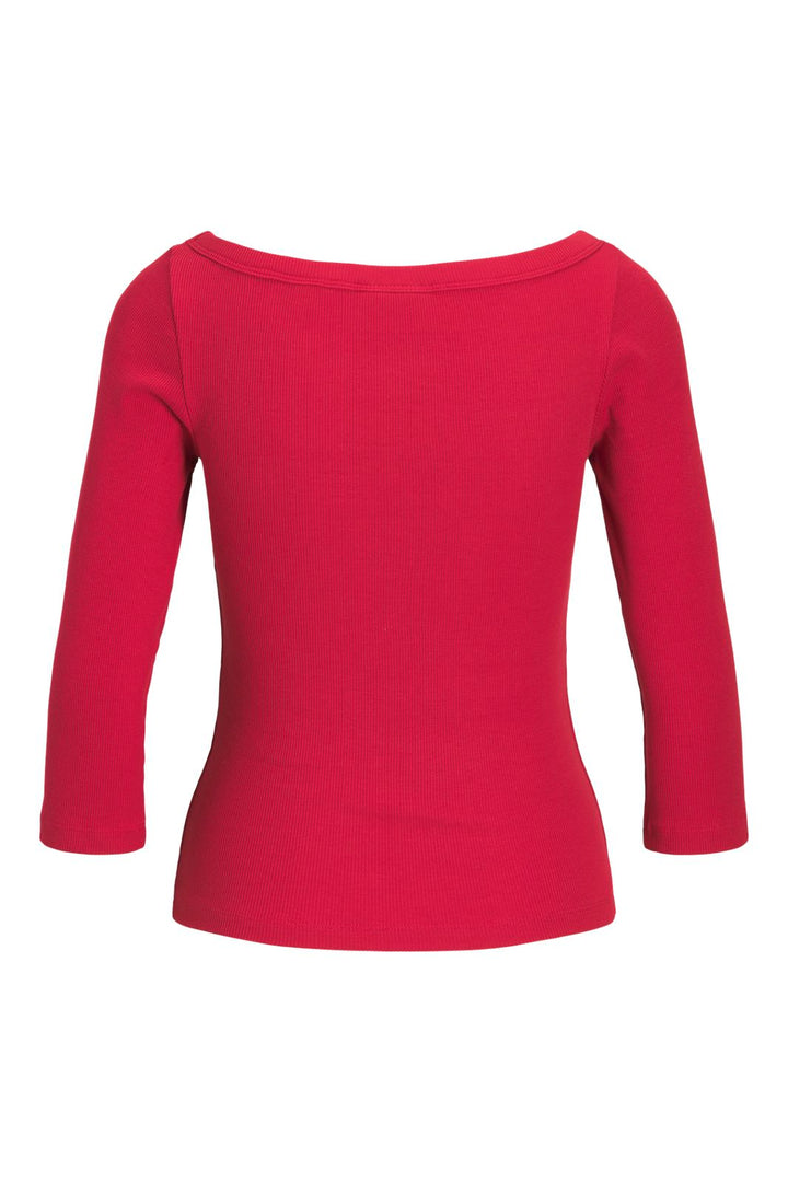 Jjxx - Jxfifi Str 3/4 Boatneck Top - 5185291 Scarlet Sage