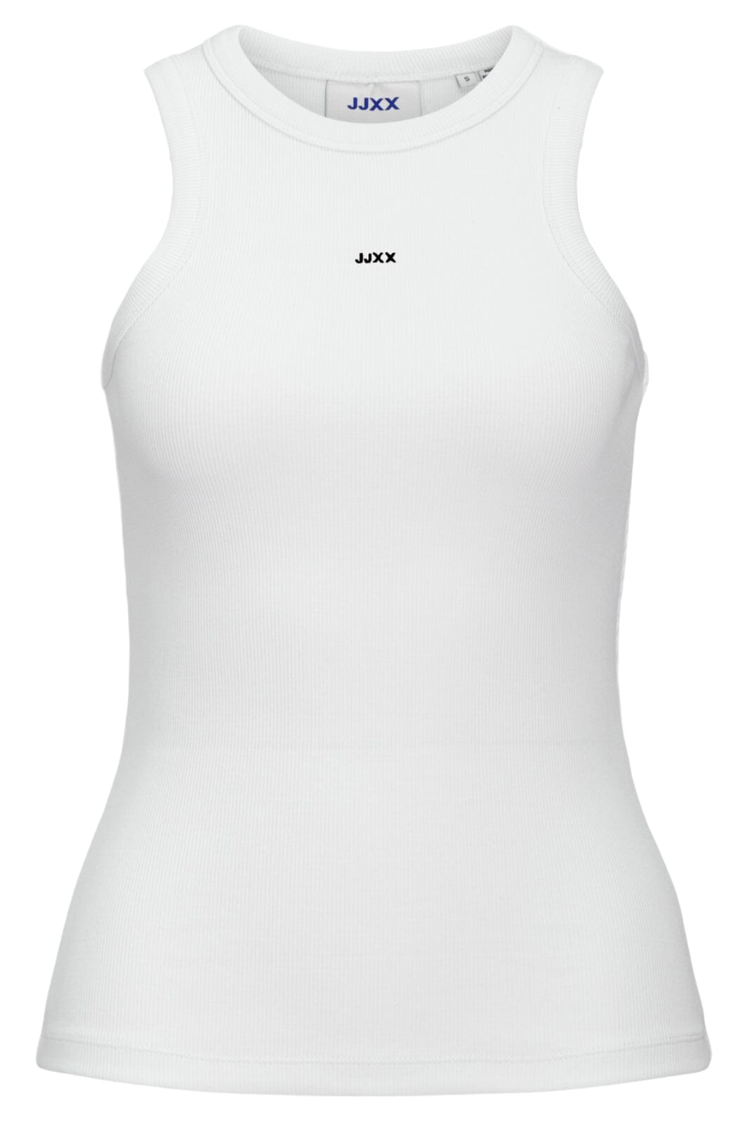 Jjxx - Jxforest Str Sl Logo Rib Top Styd - 4663973 Bright White Jjxx Logo