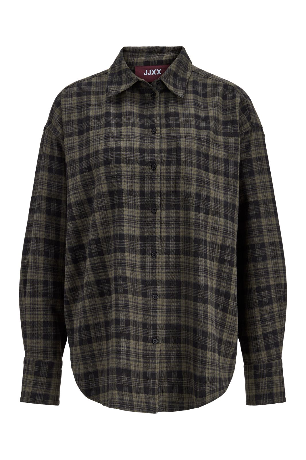 Jjxx - Jxjamie Check Flannel Ls Shirt - 5230193 Black Olive Night