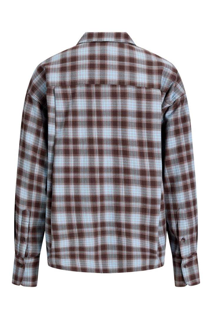 Jjxx - Jxjamie Check Flannel Ls Shirt Sn - 5040585 Skyway Carafe