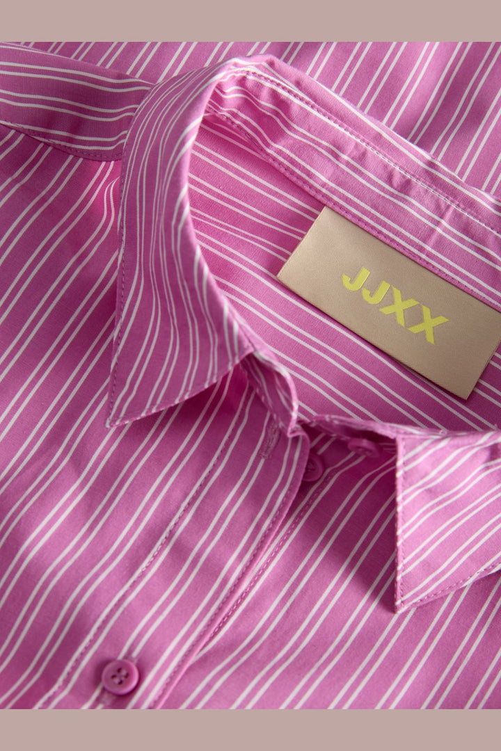 Jjxx - Jxjamie Ls Relaxed Poplin Shirt - 4903184 Fiji Flower White