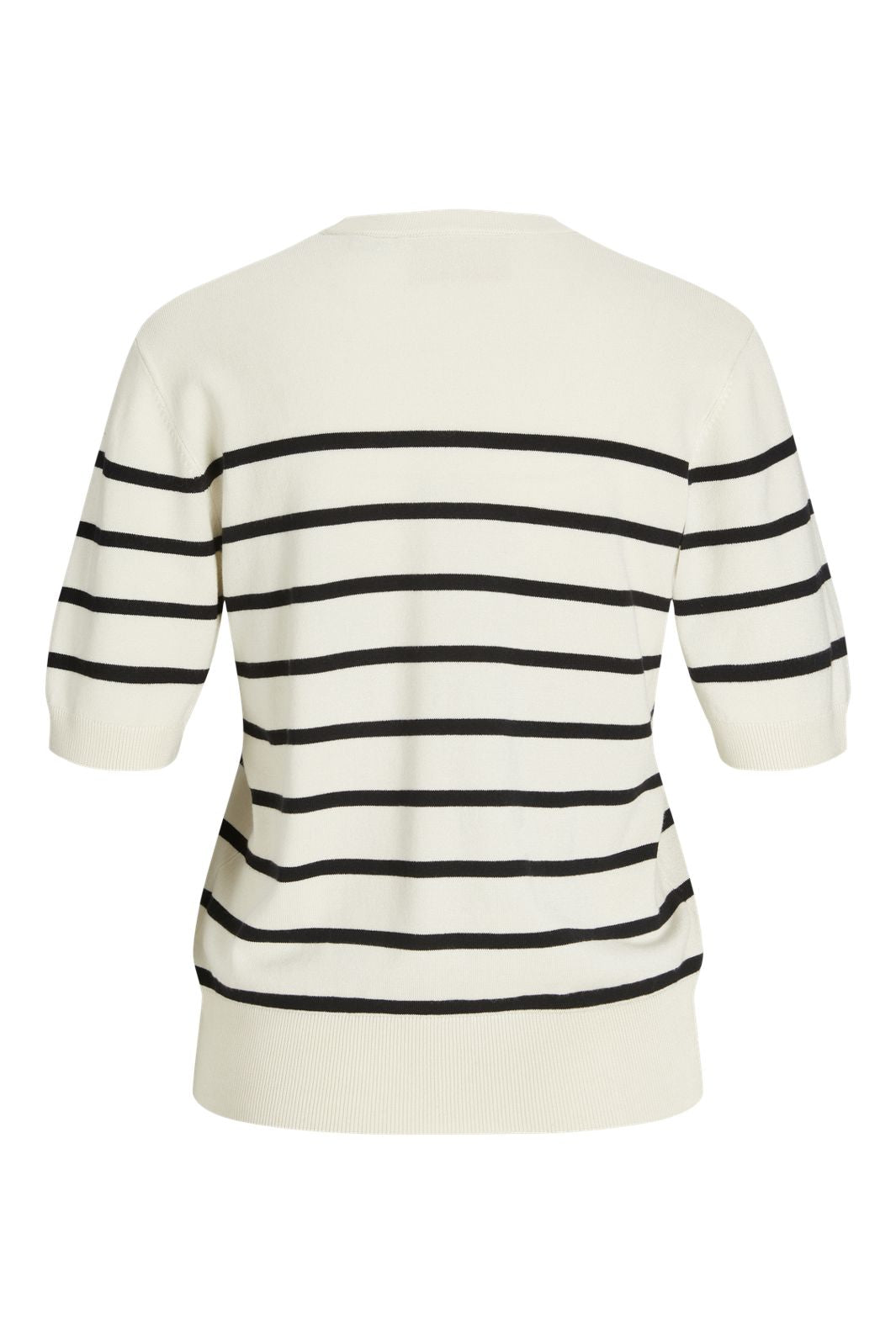 Jjxx - Jxlayla Comfy Ss Knit - 4550749 Vanilla Ice /Black