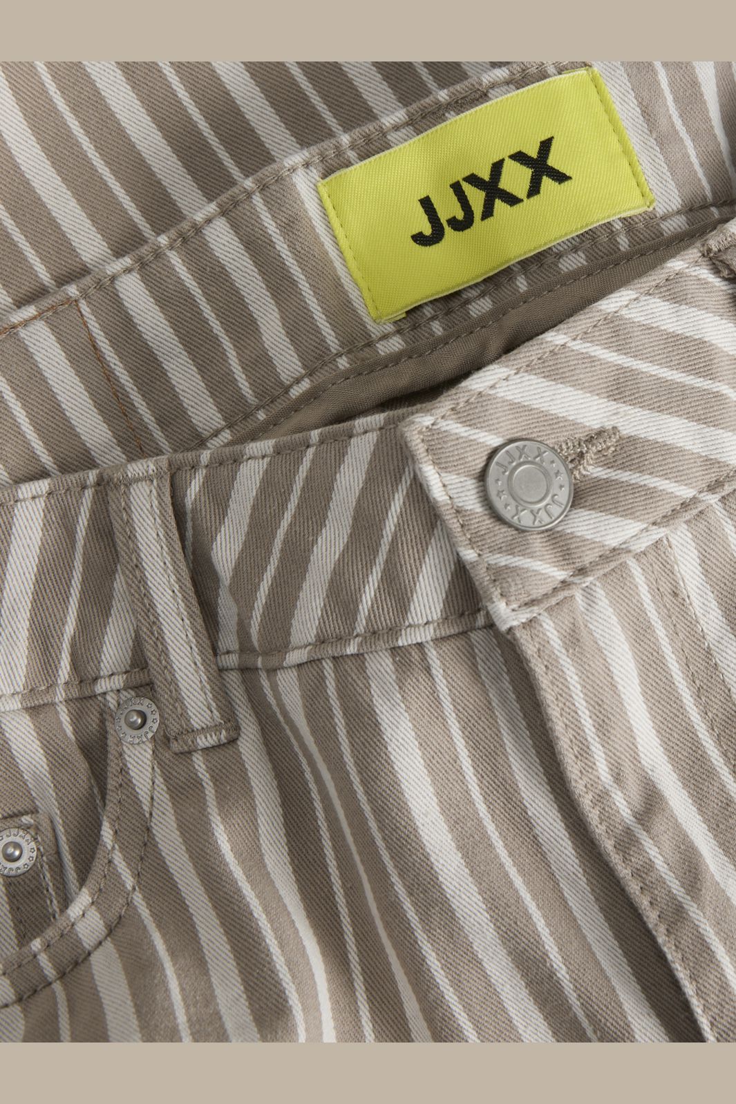 Jjxx - Jxmaddy Wide Pant Sn - 4917985 Vintage Khaki Vanilla Ice