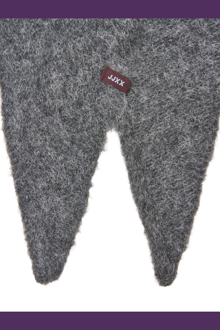 Jjxx - Jxmarsha Wool Blend Scarf Knit - 5121095 Dark Grey Melange