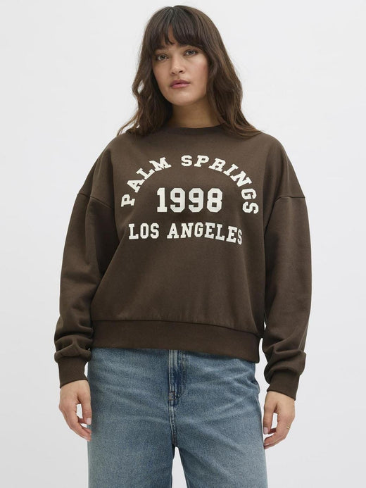 Jjxx - Jxmerle Rlx Short Ls Crew Swt Ln - 4808931 Bracken Palm Springs