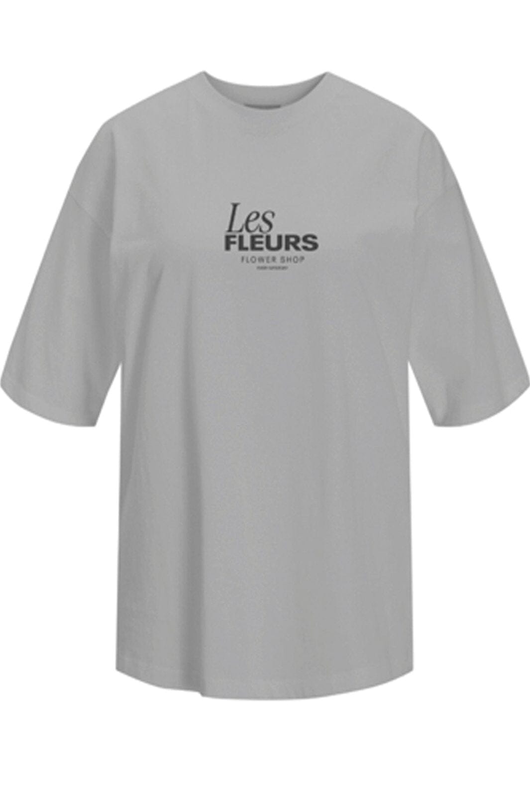 Jjxx - Jxmillow Loose Ss Tee - 4810440 Ultimate Grey Les Fleurs