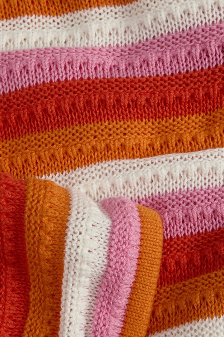 Jjxx - Jxrory Dress Knit - 4777533 Persimmon Orange /Multi Color