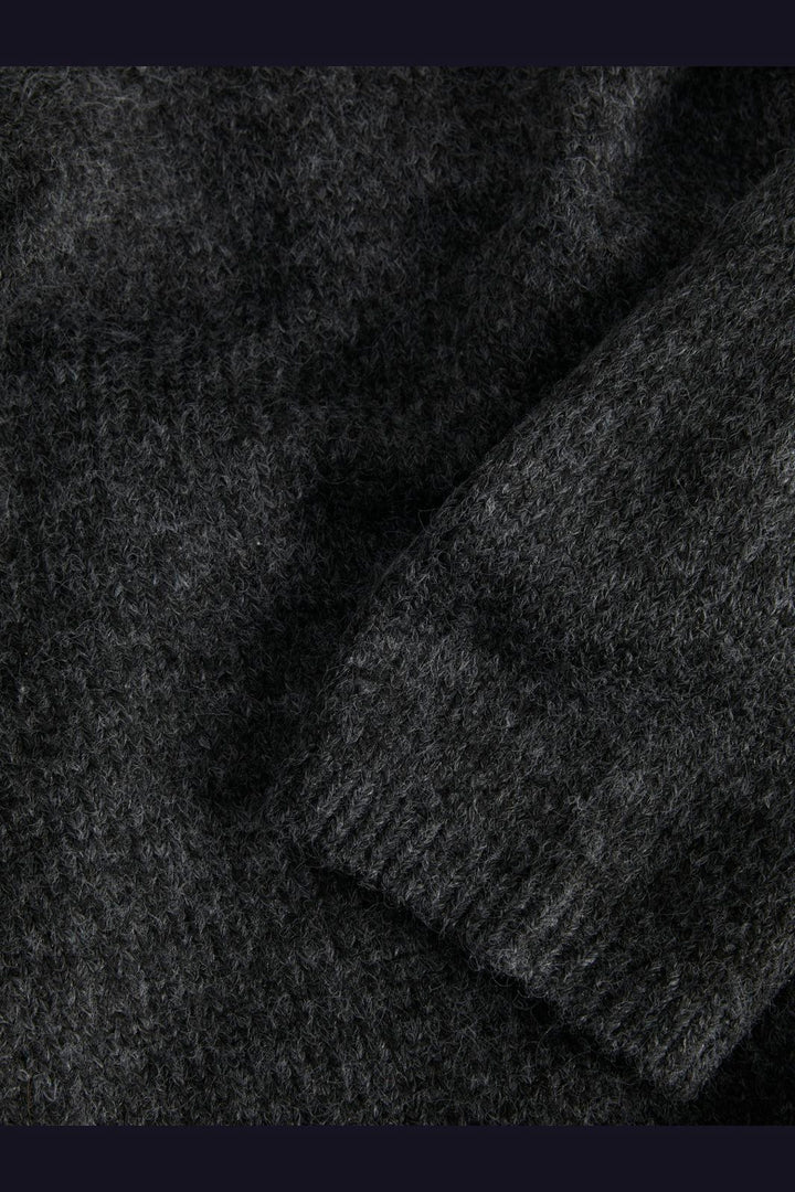 Jjxx - Jxrosanna Roll Neck Knit - 4898557 Dark Grey Melange