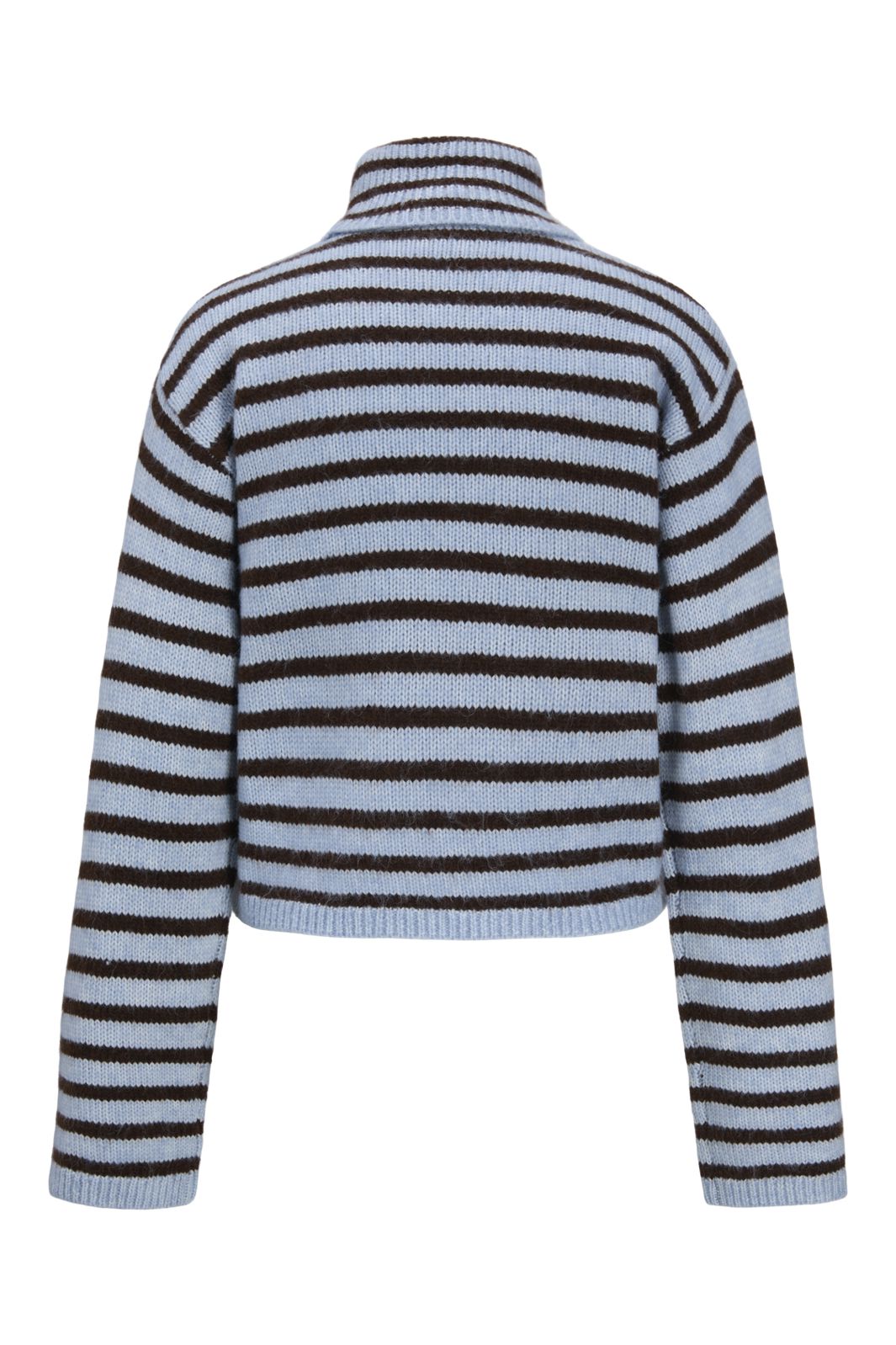 Jjxx - Jxrosanna Roll Neck Knit - 5128813 Ashley Blue / Demitasse
