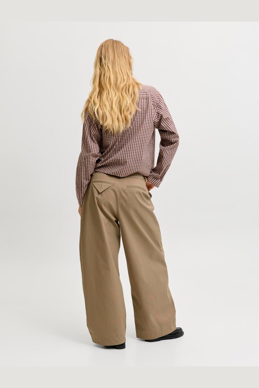 Jjxx - Jxruby Suma Baggy Barrel Pants - 5077734 Petrified Oak