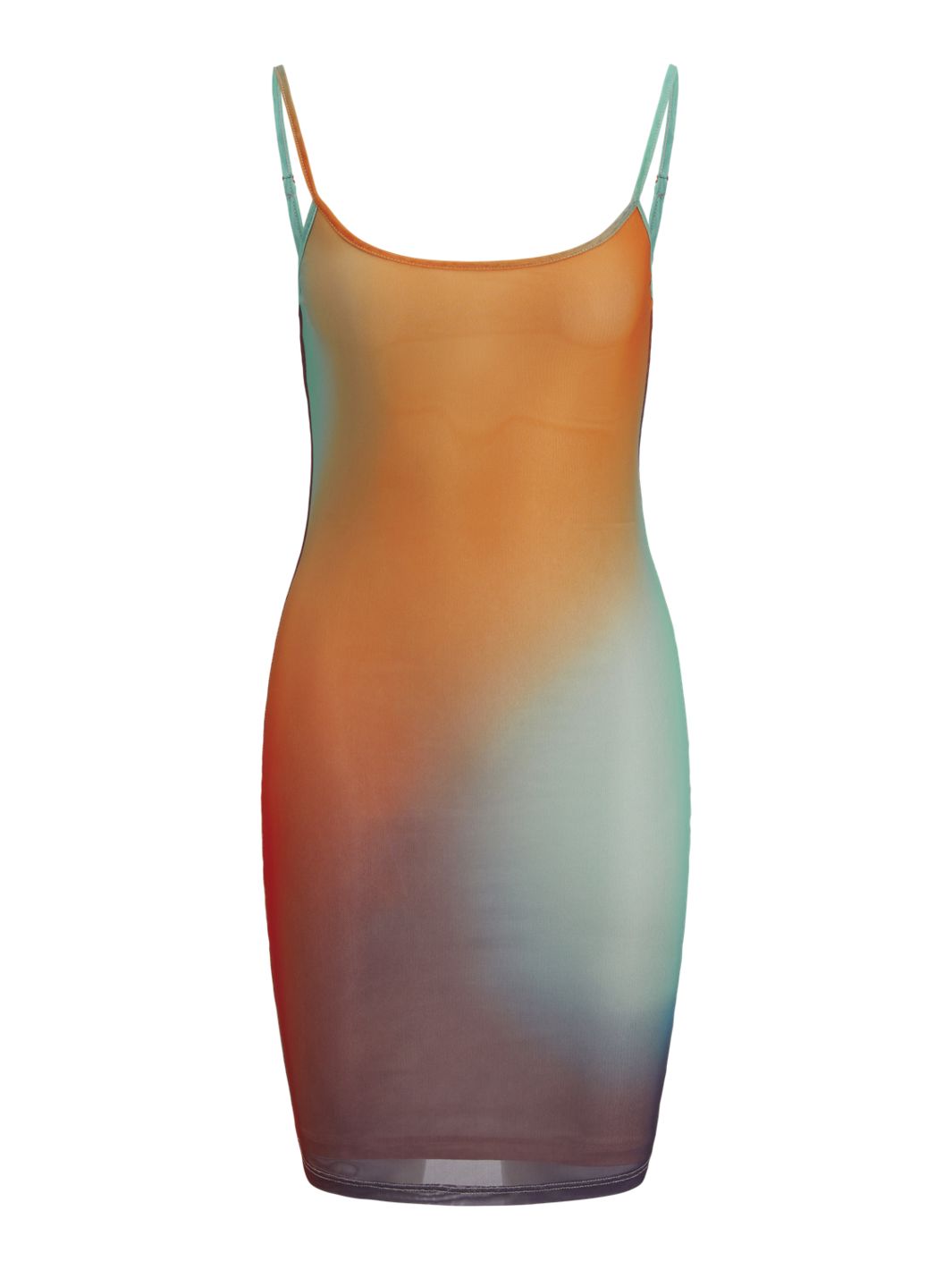 Jjxx - Jxstella Mesh Singlet Mini Dress - 4765365 Morning Glory Colorful Blur