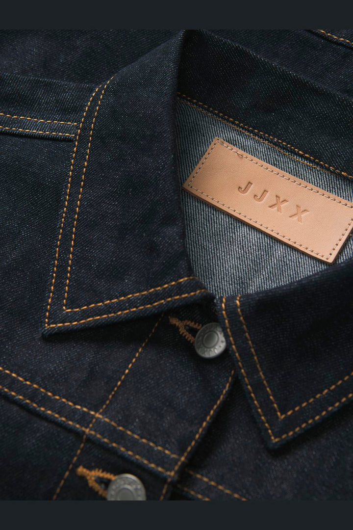 Jjxx - Jxvega Denim Jacket Fold Up R269 - 4825511 Dark Blue Denim