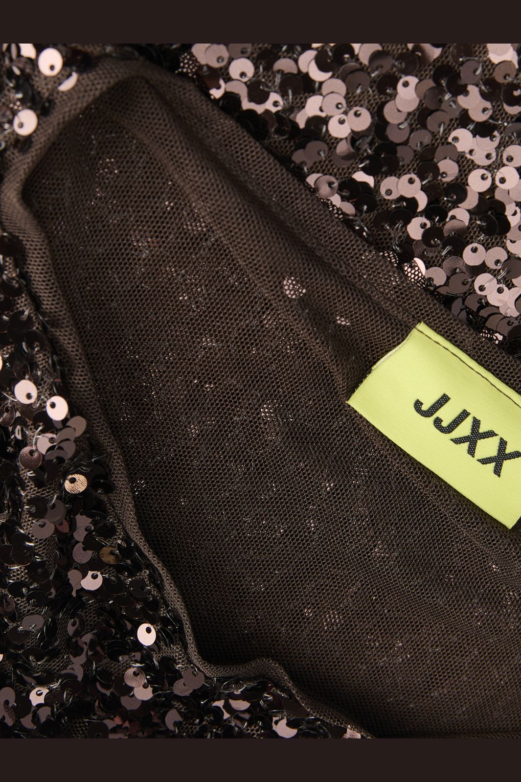 Jjxx - Jxzola Sequin Sl Top - 5108018 Demitasse